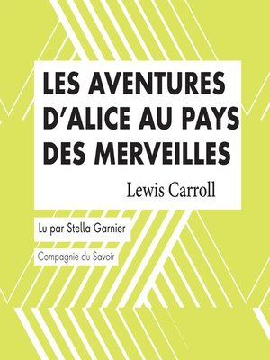 cover image of Les aventures d'Alice au pays des merveilles